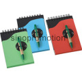 Set de papelería Cuaderno reciclado de papel Nota adhesiva con pluma